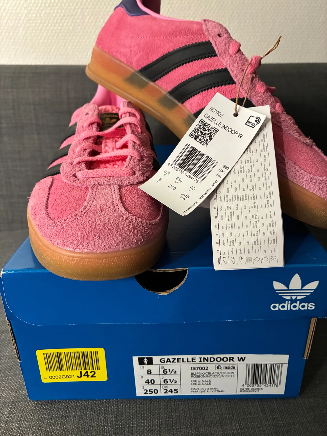 Adidas Gazelle rosa sneakers