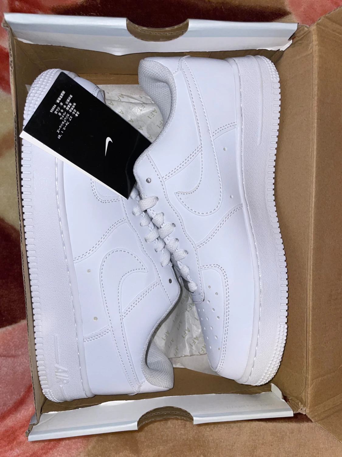 Nike Air Force 1 helvita sneakers - 1
