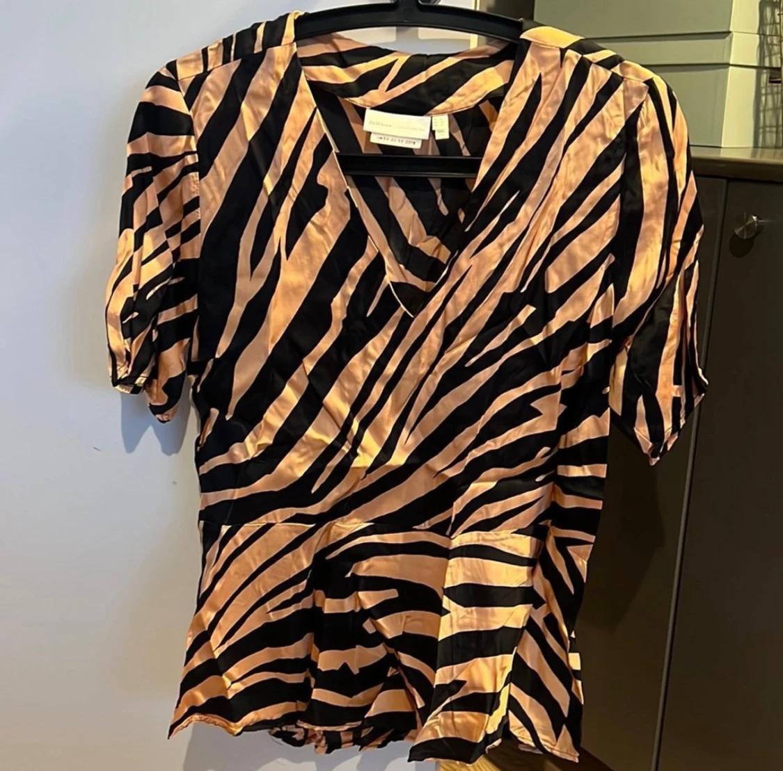 Zebramönstrad blus från InWear