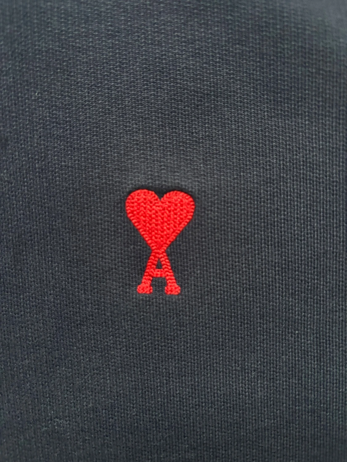 Mörkblå hoodie från Ami Paris - 1