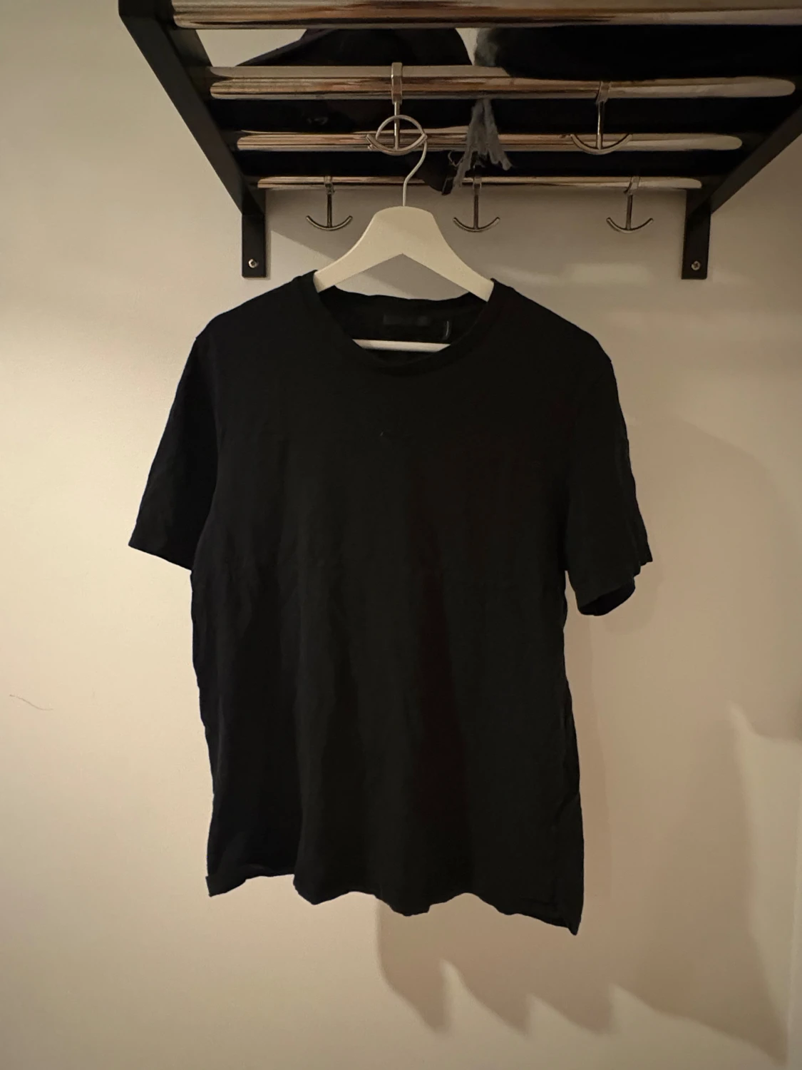 Svart Helmut Lang t-shirt i bomull - 1