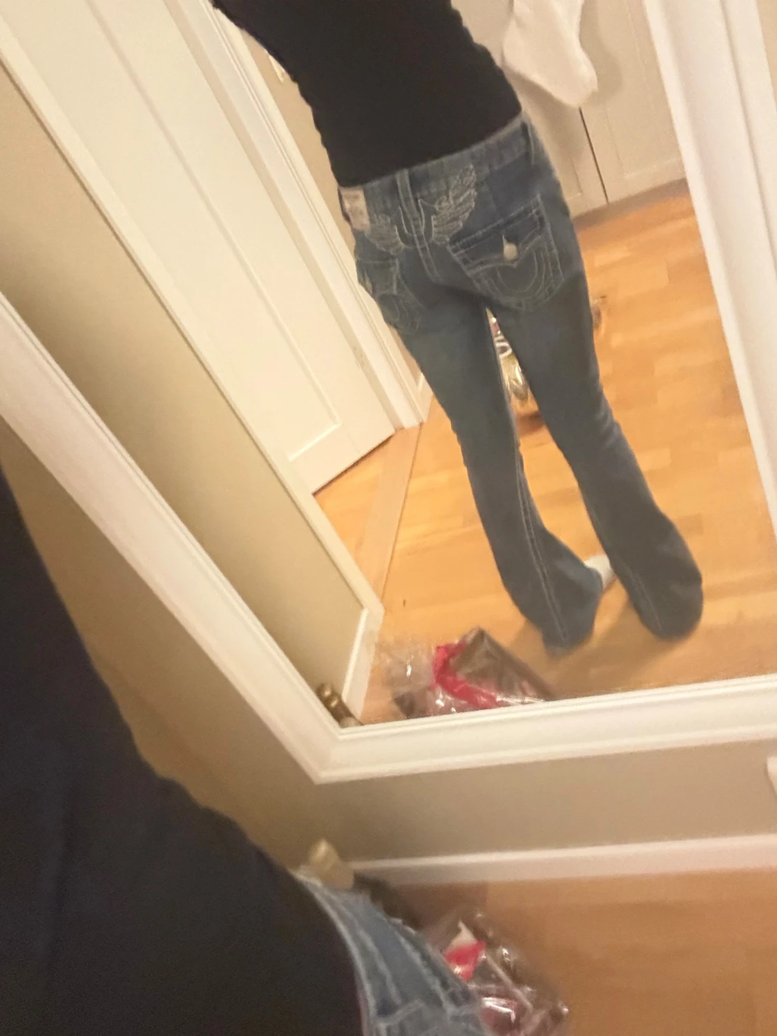 True Religion blå bootcut jeans - 6