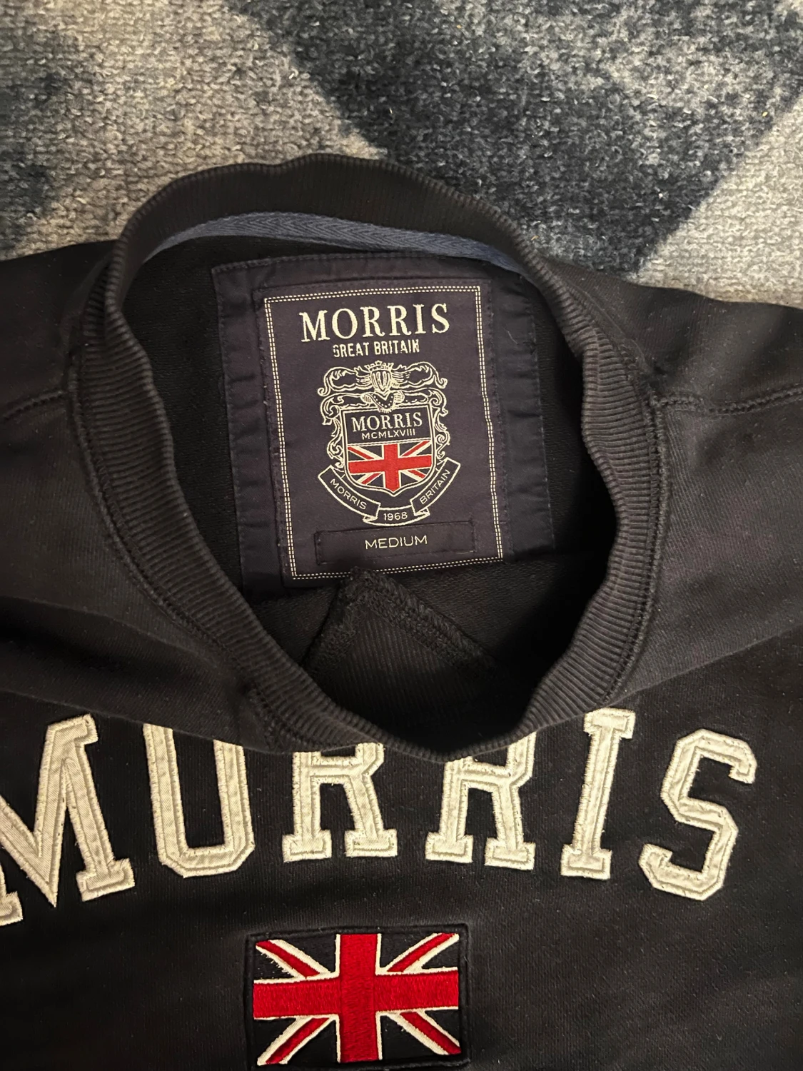Morris sweatshirt mörkblå - 2