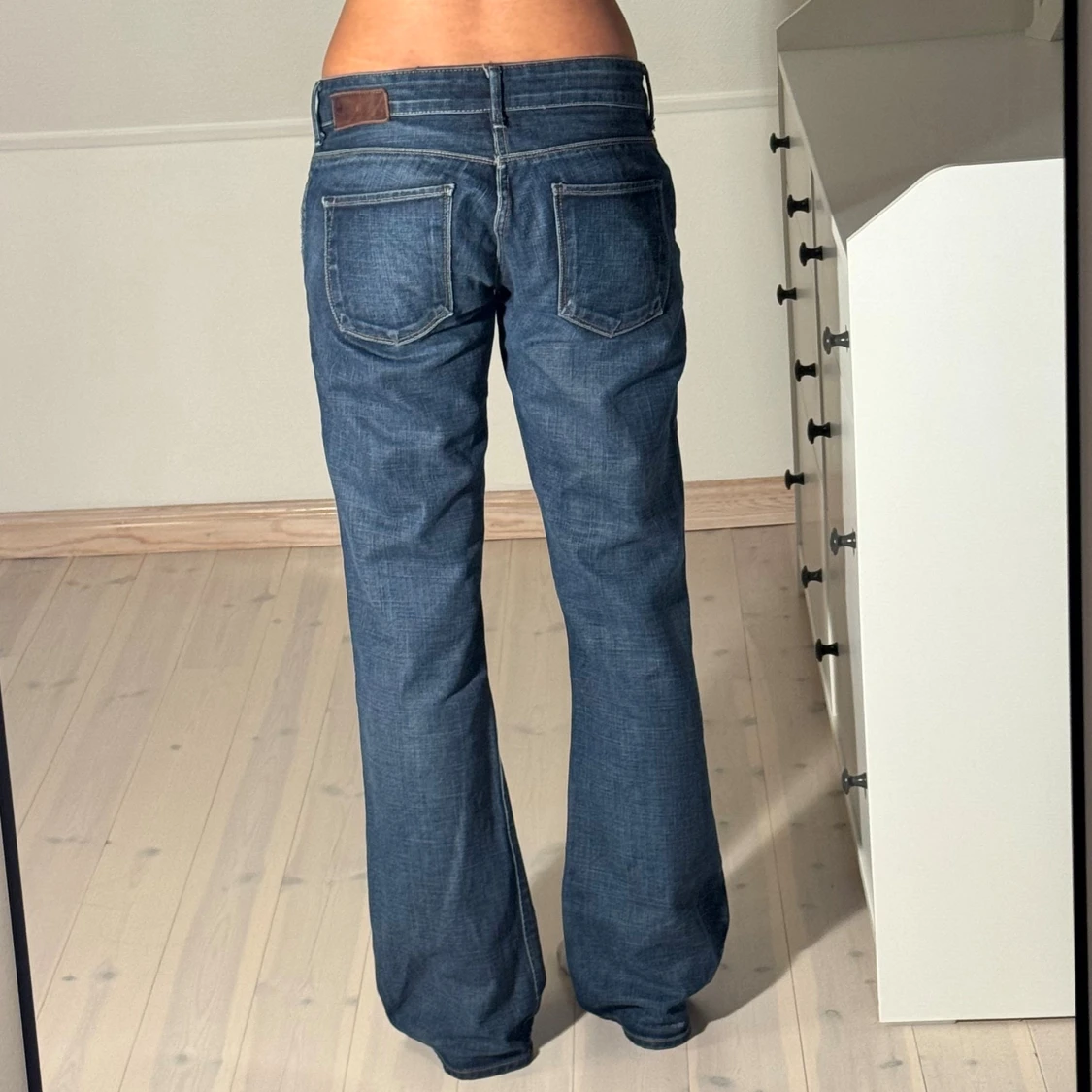 Lågmidjade bootcut jeans  - 2
