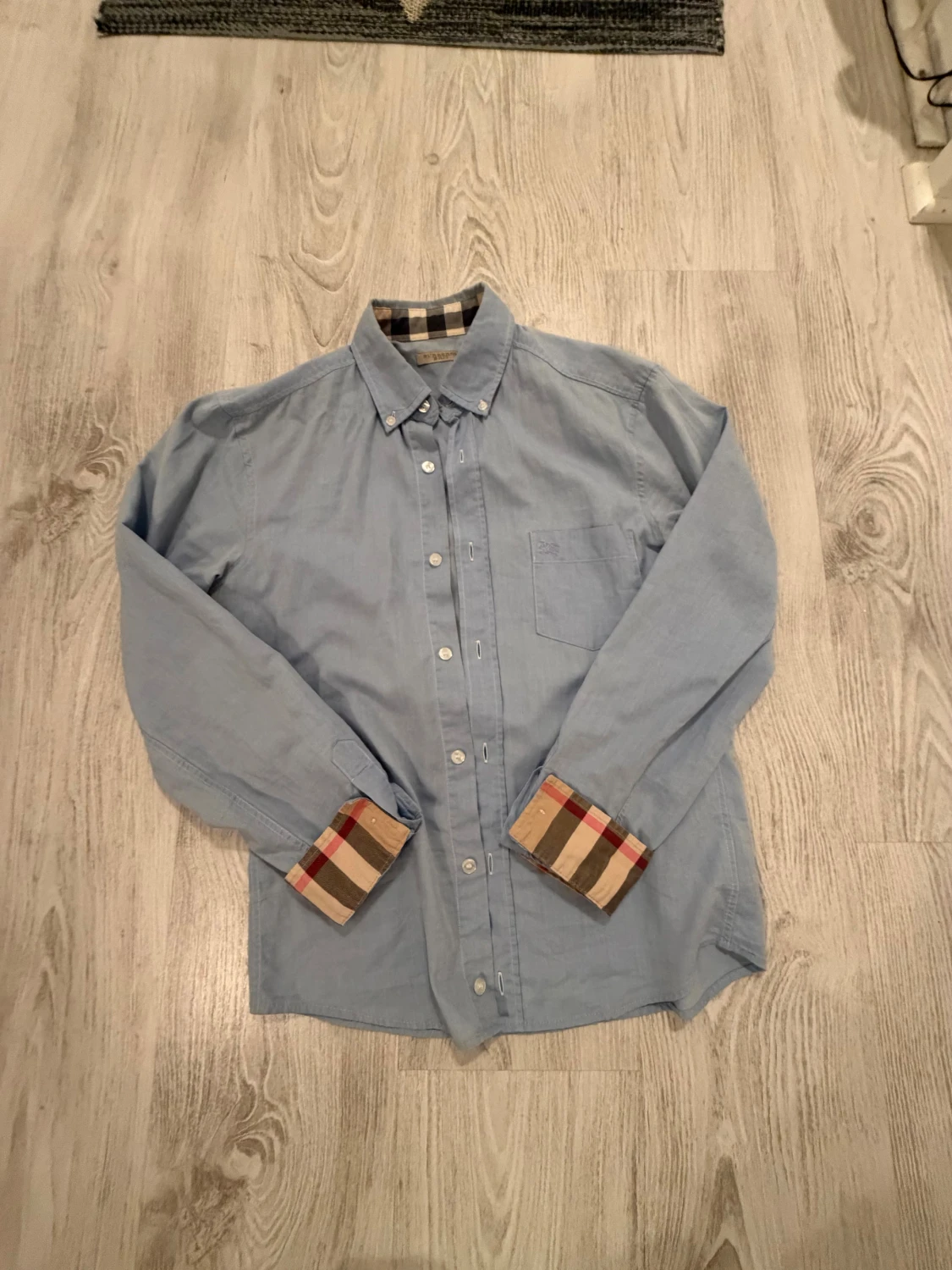 Blå Burberry Brit skjorta XS