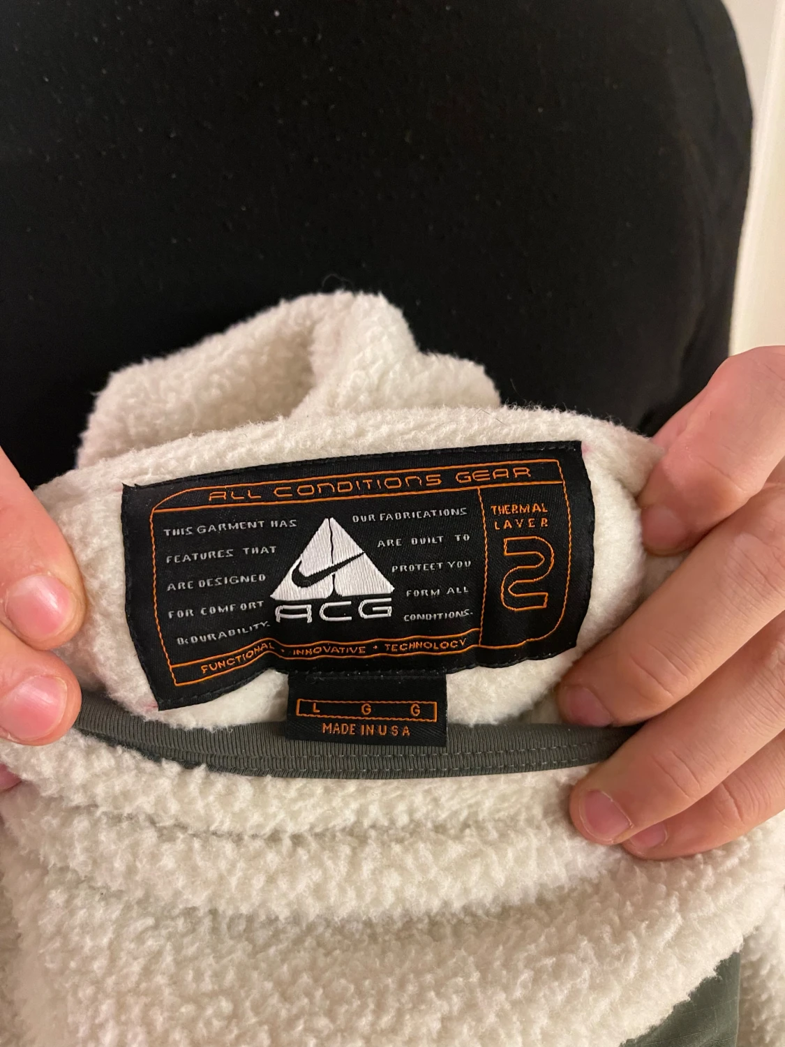 Nike Acg fleece balaclava pullover jacka - 5