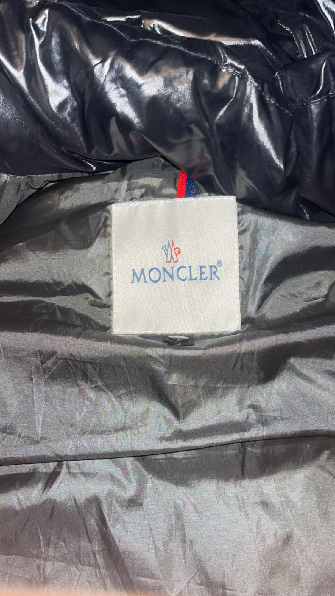 Svart pufferväst från Moncler - 2