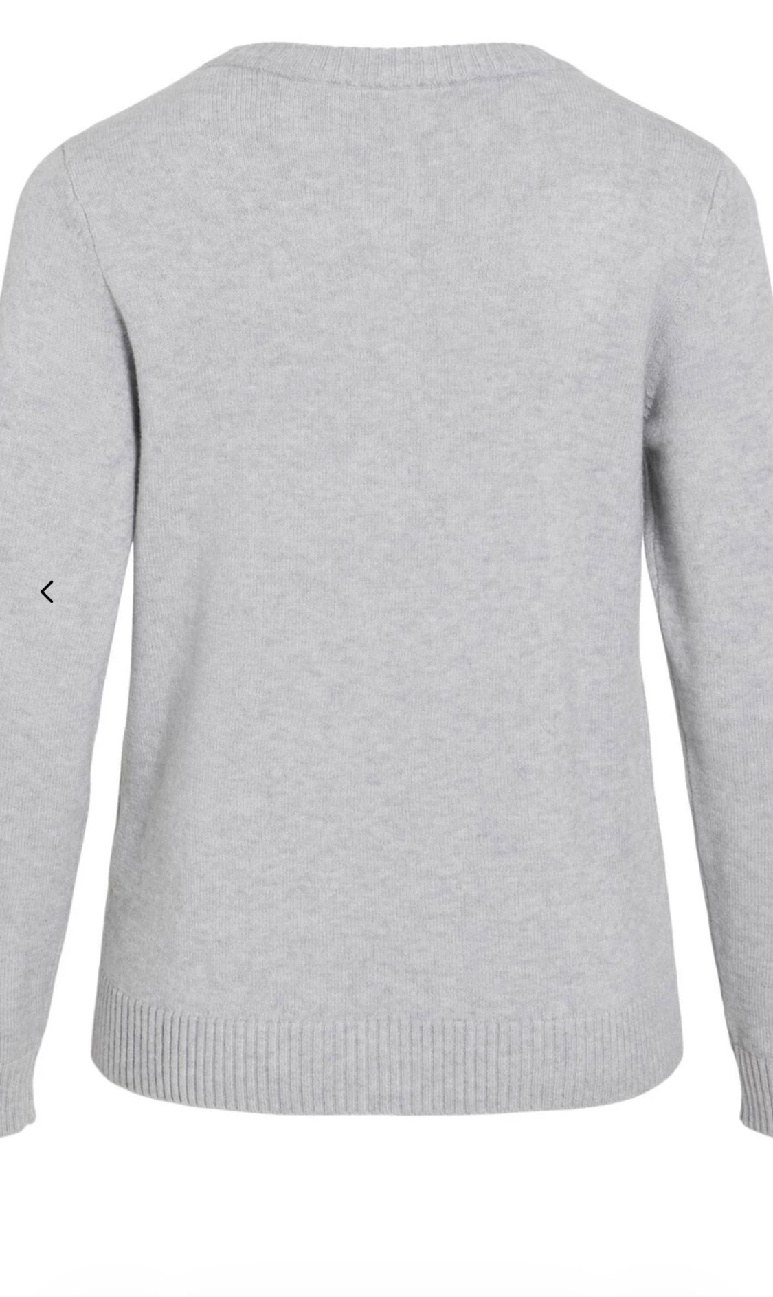 Grå stickad tröja  - 1