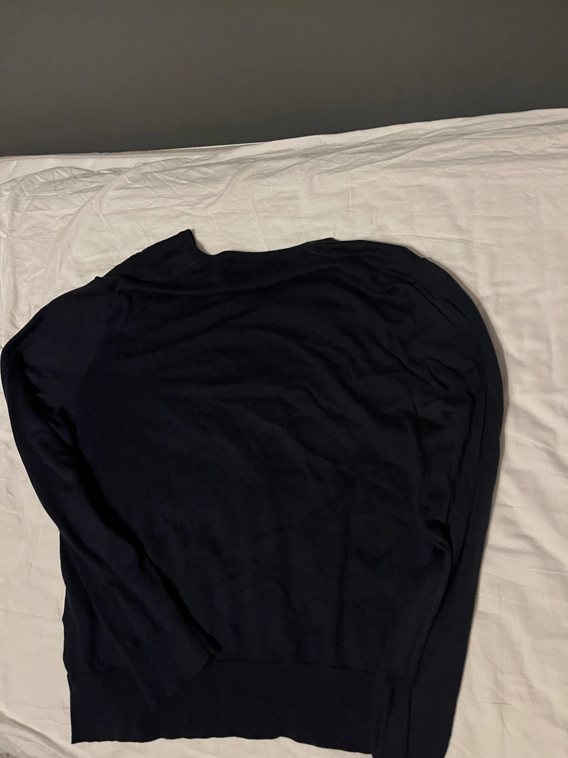 Mörkblå v-ringad tröja Polo Ralph Lauren - 1