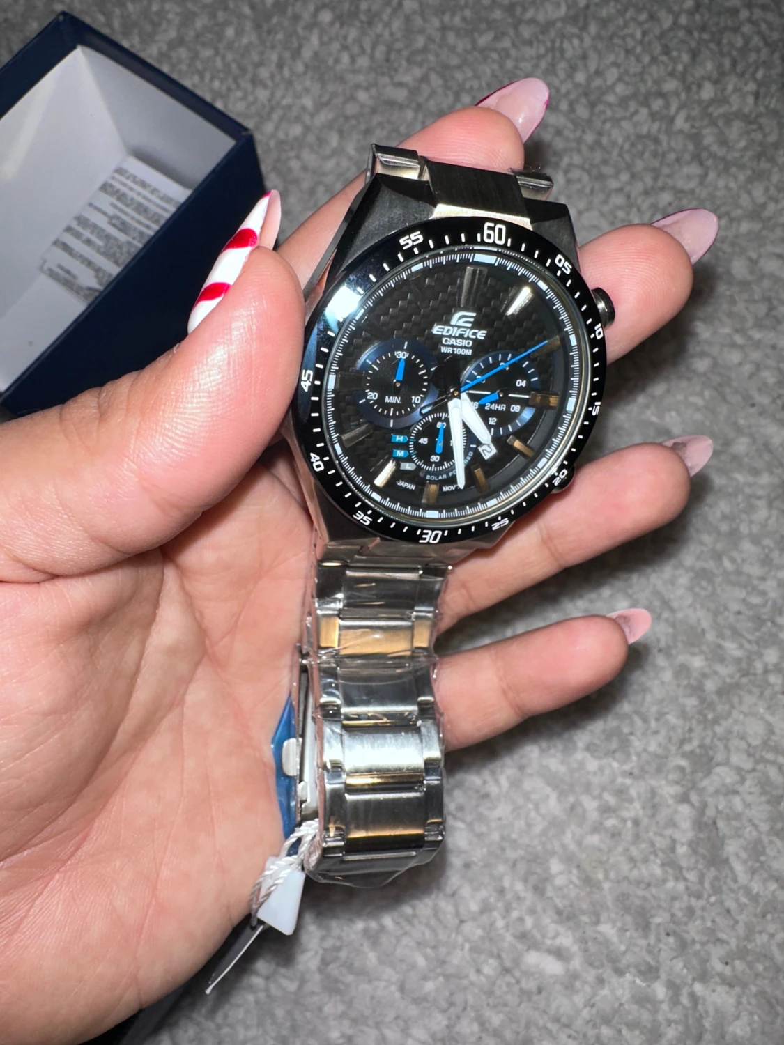 Edifice casio solar powered watch - 3