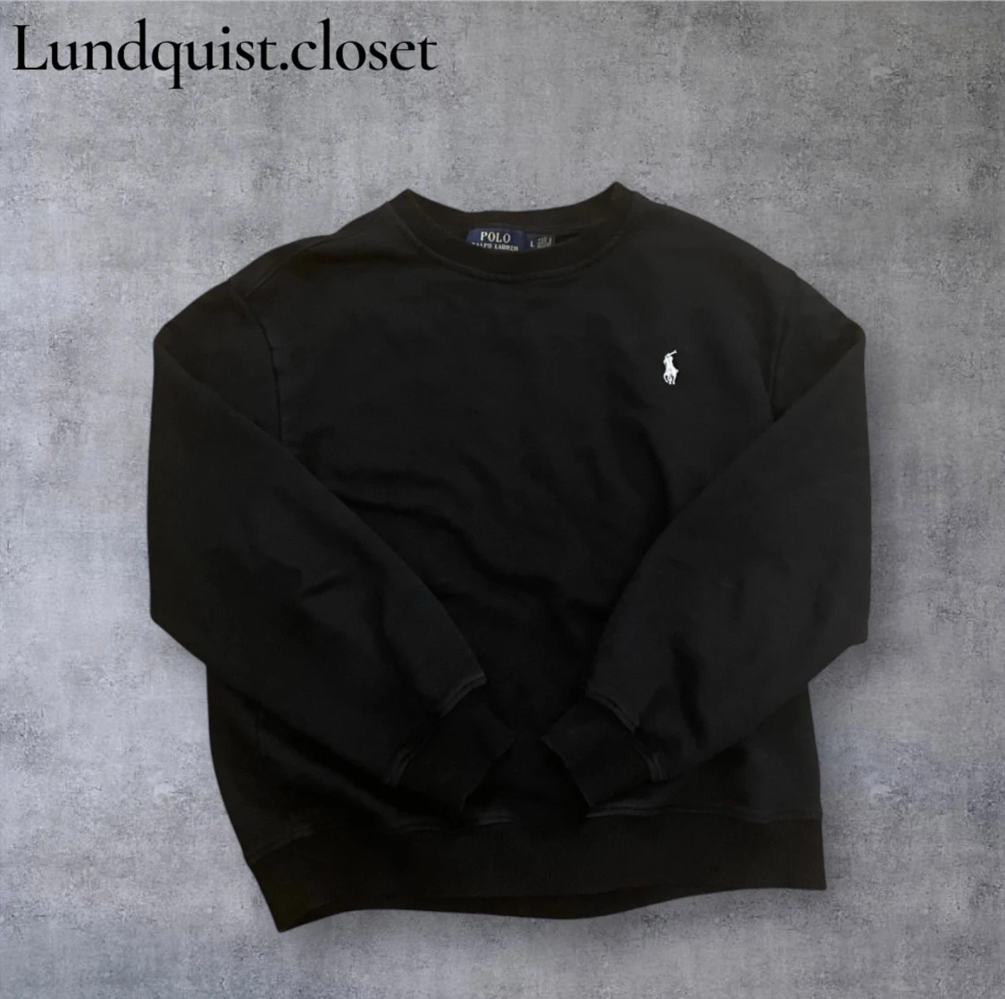 Svart Ralph Lauren tröja