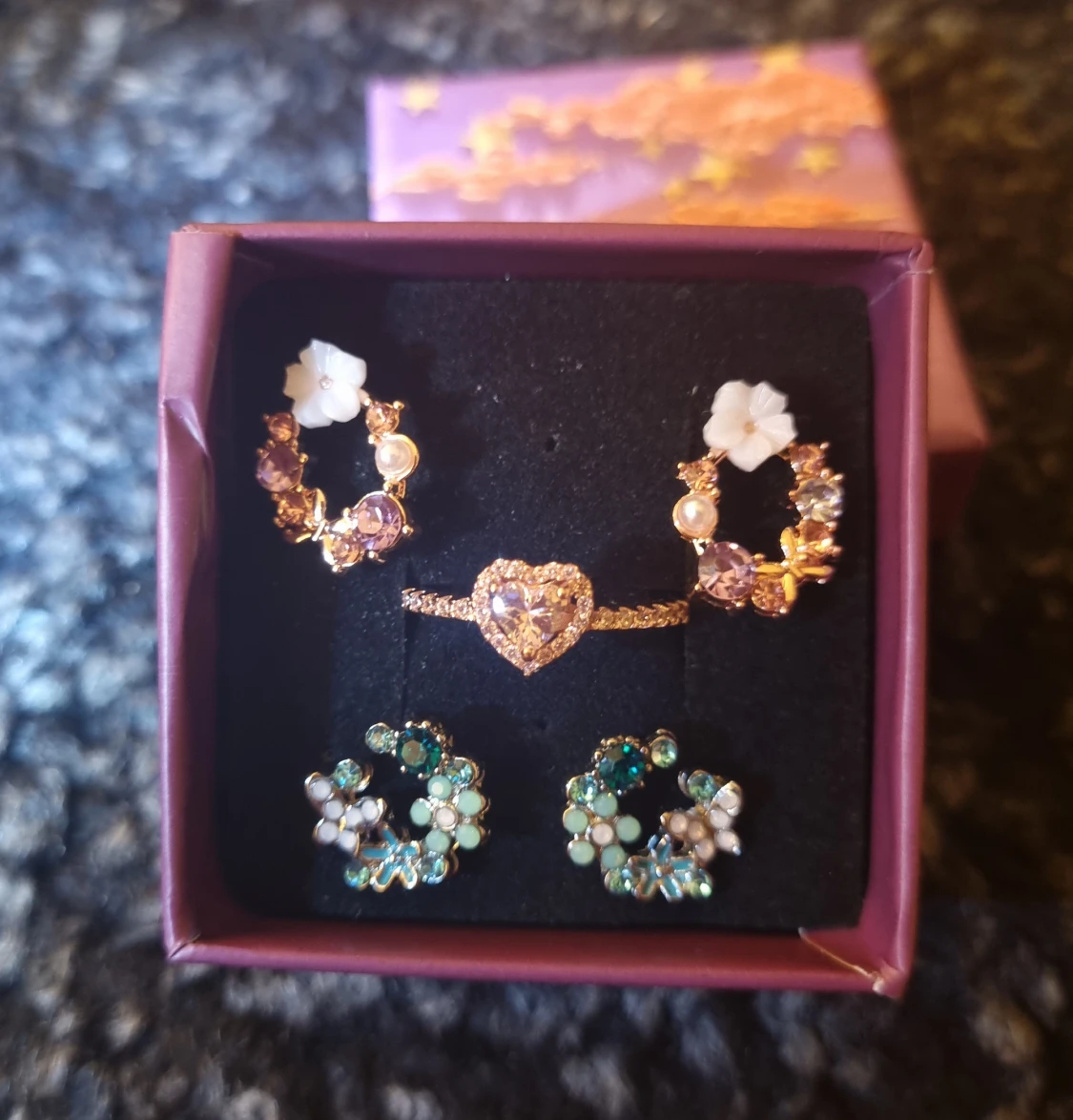 Set med örhängen och ring Strl 8(57) - 2