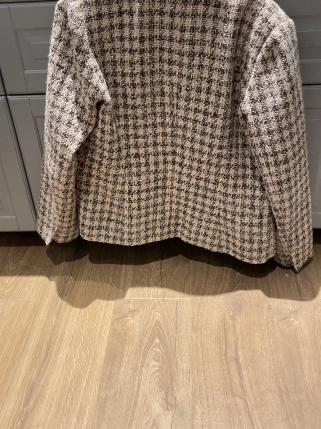 Rutig beige kavaj från CRO - 2