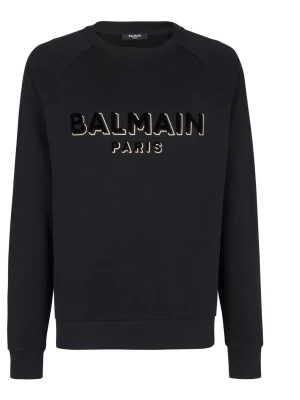 Svart sweatshirt från Balmain Paris - Gott skick, sparsamt använd 