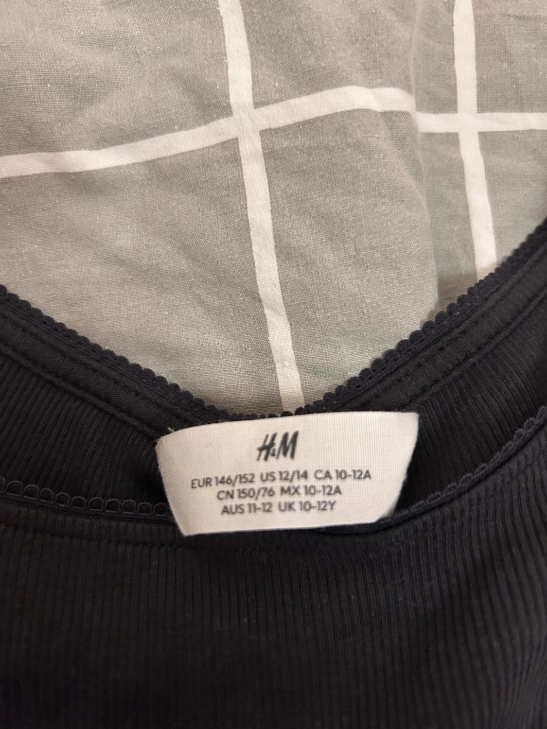 Svart långärmad topp - 1