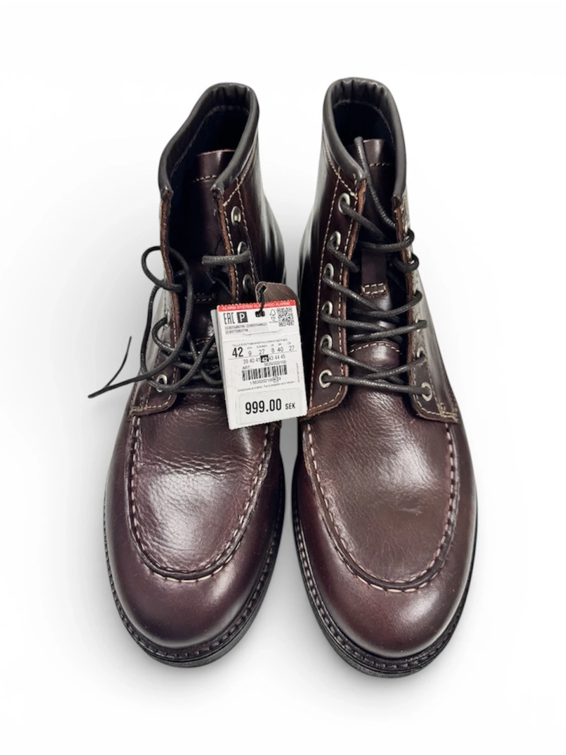 Bruna boots i skinn från Zara Man - 1