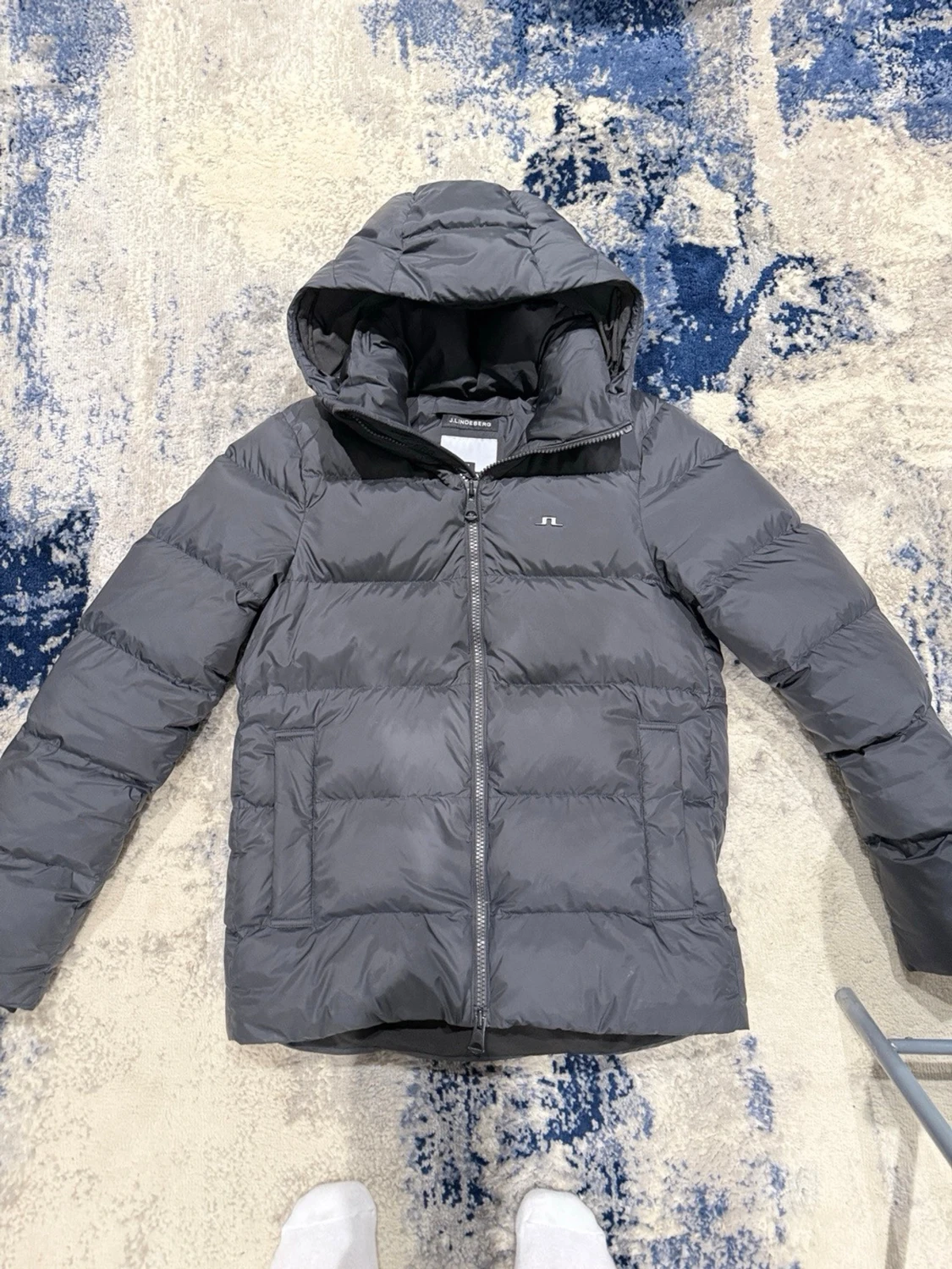 Svart j.lindeberg vinterjacka