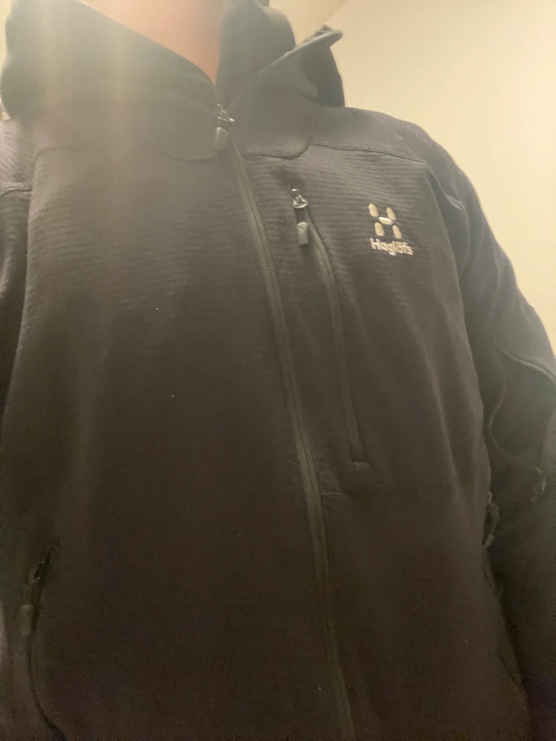 Svart fleecejacka från Haglöfs M - 1