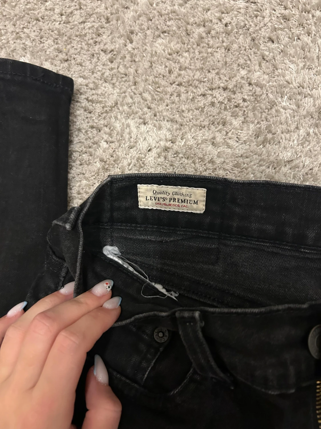 Levi's Premium svarta skinny jeans - 1