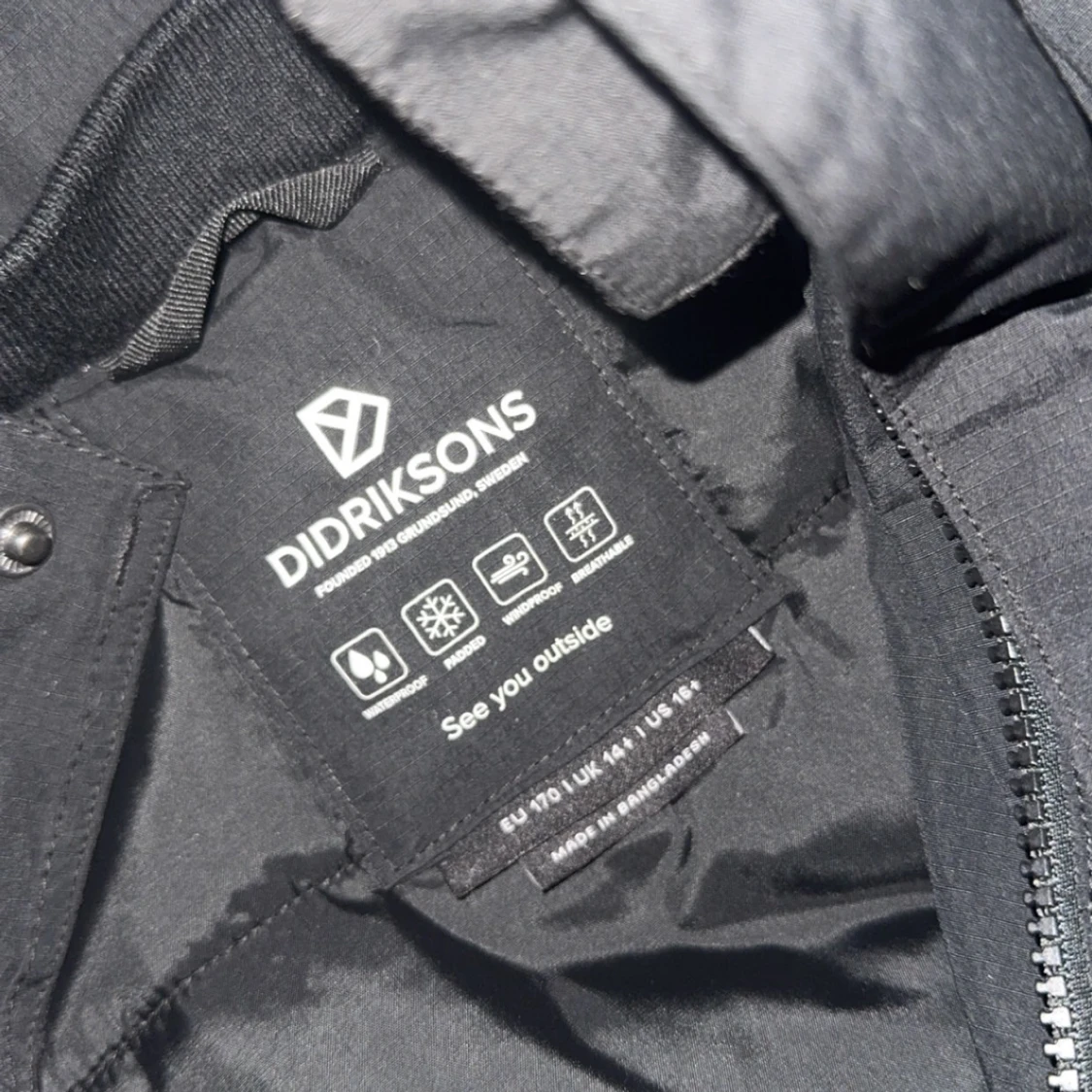 Svart vinterjacka från Didriksons - 3