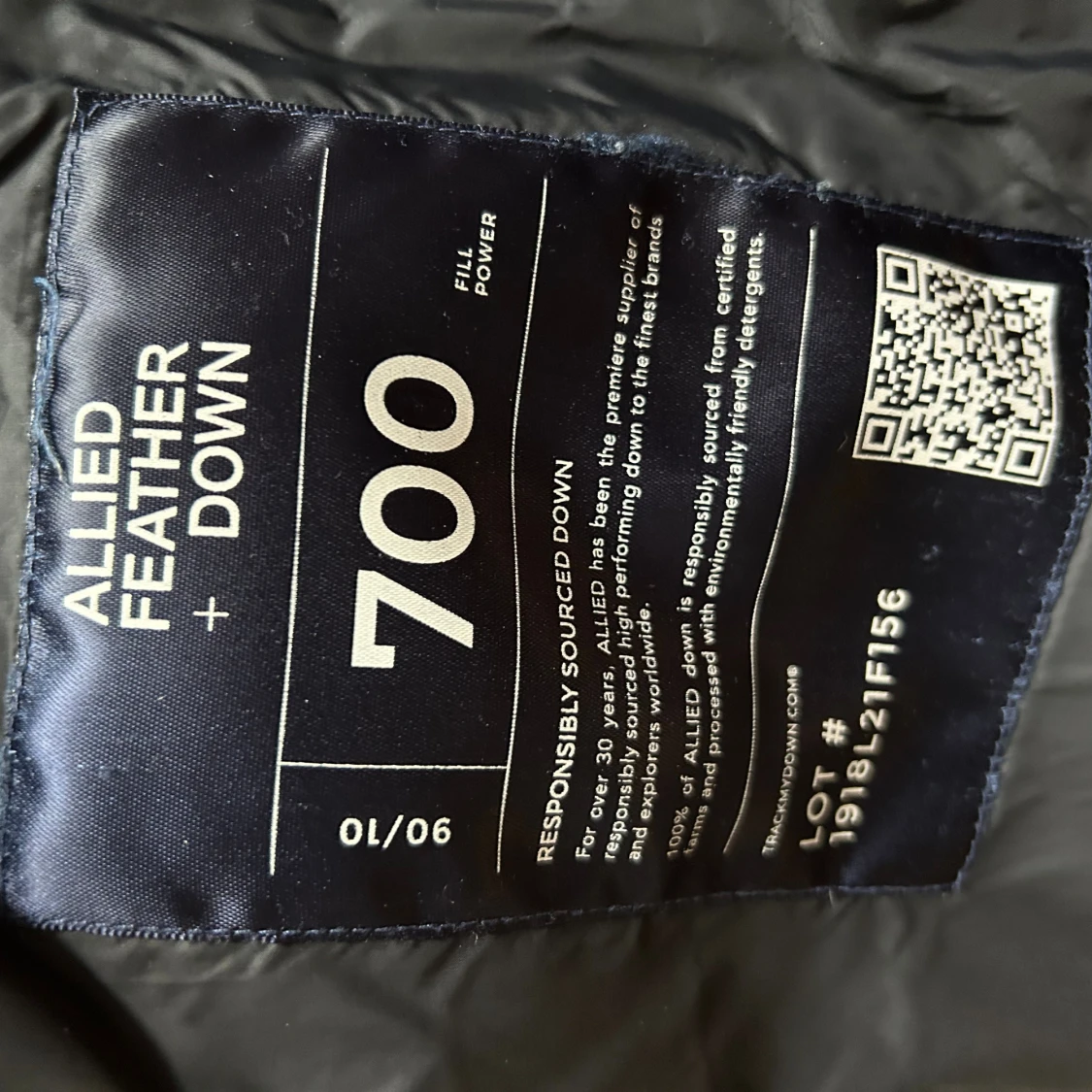 Svart dunjacka Sail Racing dam XS - 2