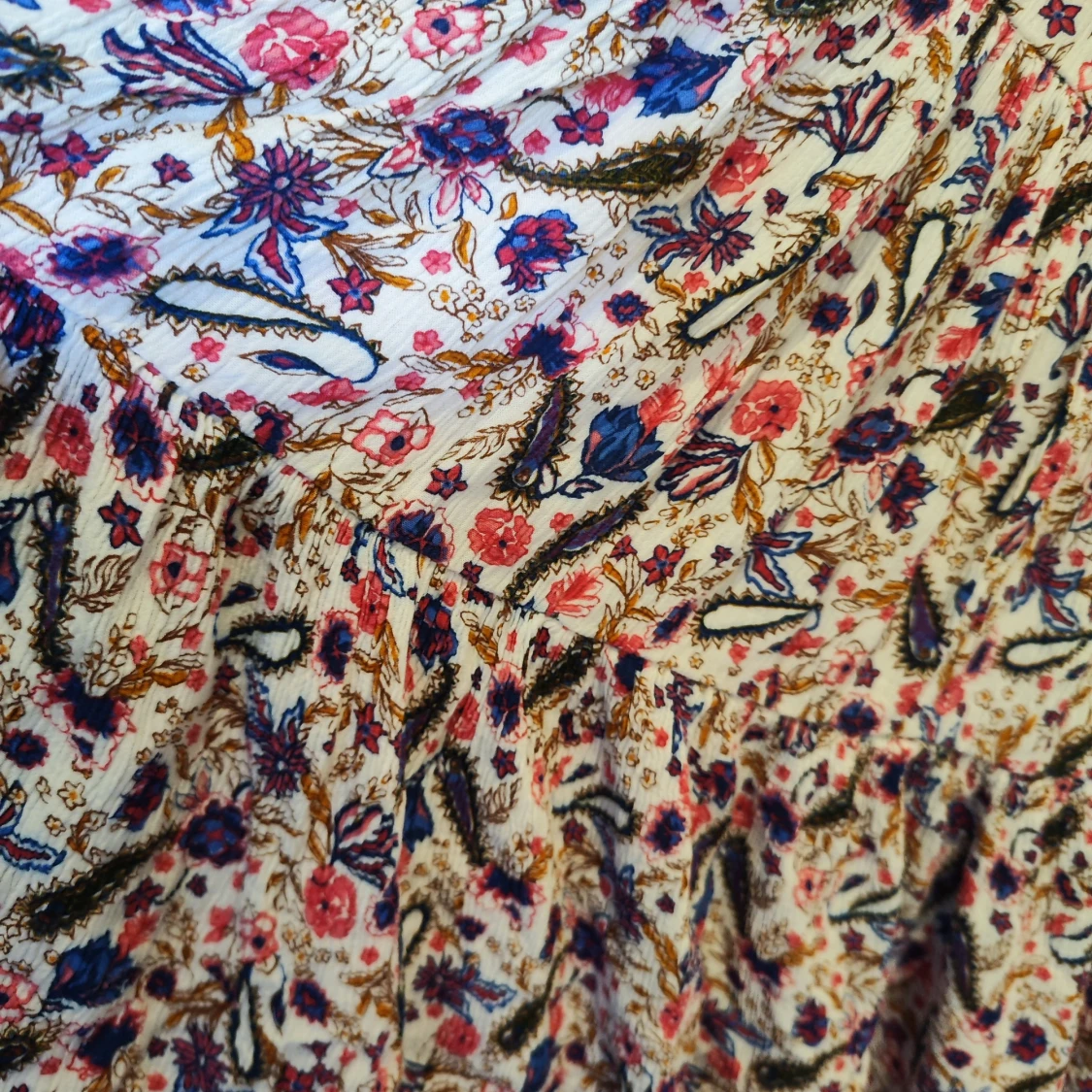 Blommig långklänning från John Baner stl 38 - 4