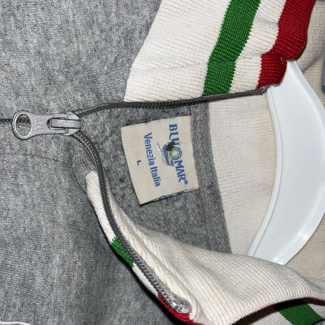 Grå Italia hoodie från Blu Mar - 2