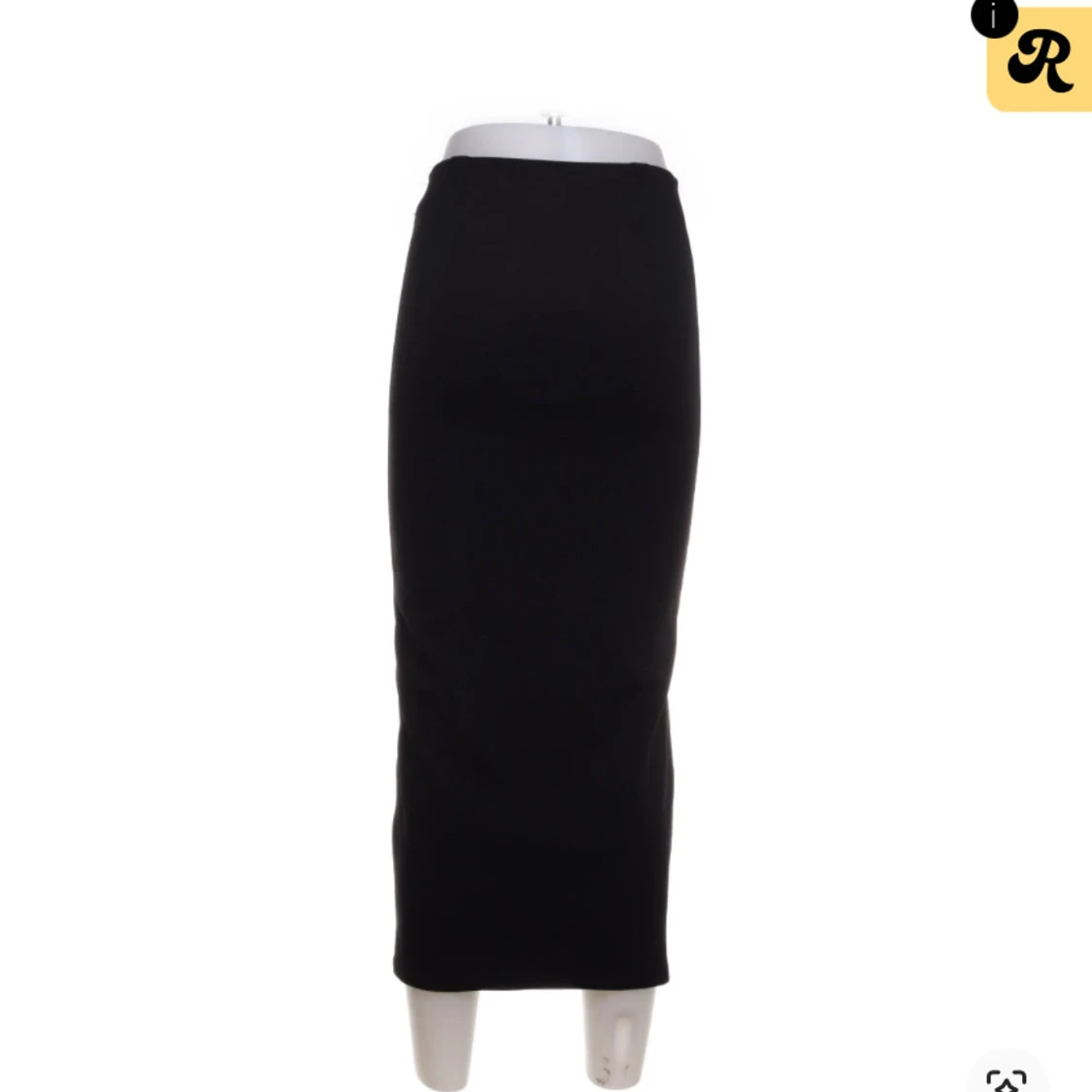 Svart långkjol med slits från Gina Tricot - 1