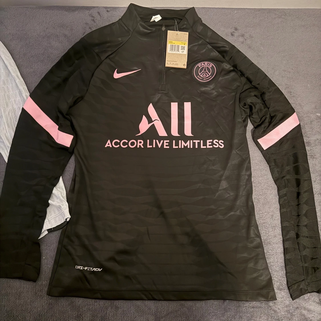 Svart PSG långärmad fotbollströja Nike