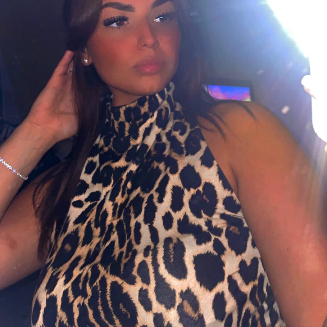 Leopardmönstrad topp - 2