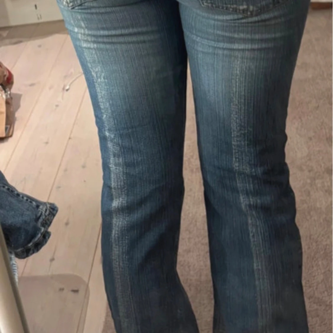 Blå bootcut jeans Only - 2