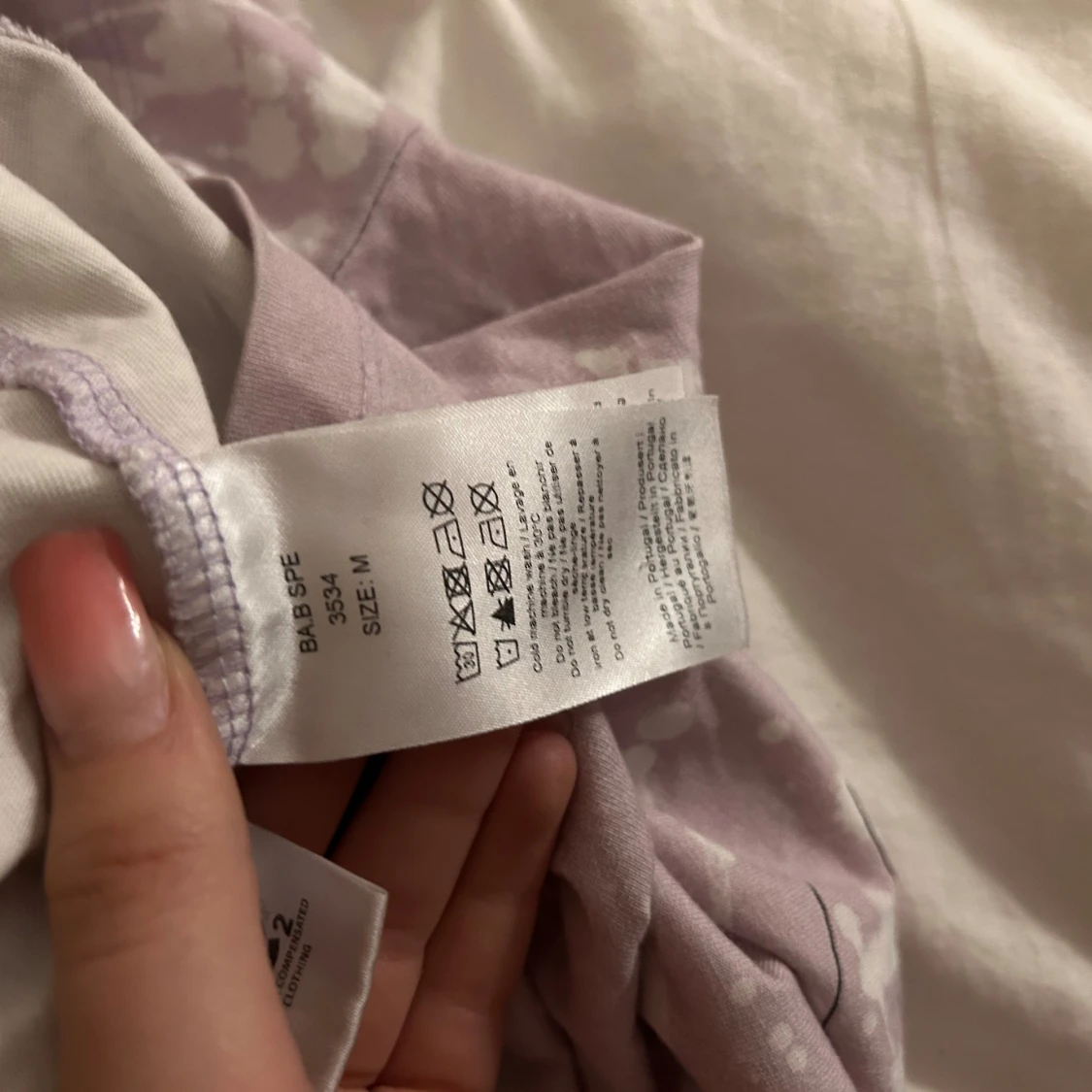 Ljuslila Ganni t-shirt med tryck - 3