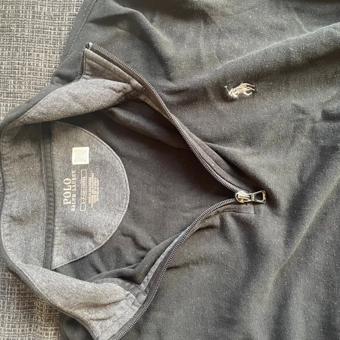 Svart half zip tröja från Polo Ralph Lauren - 2