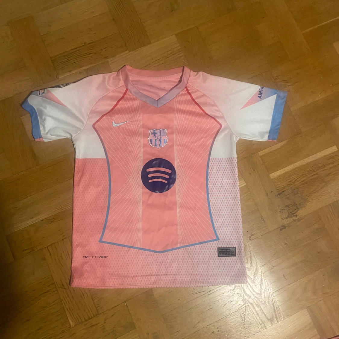 Barça Lamine Yamal matchtröja rosa Nike - 1