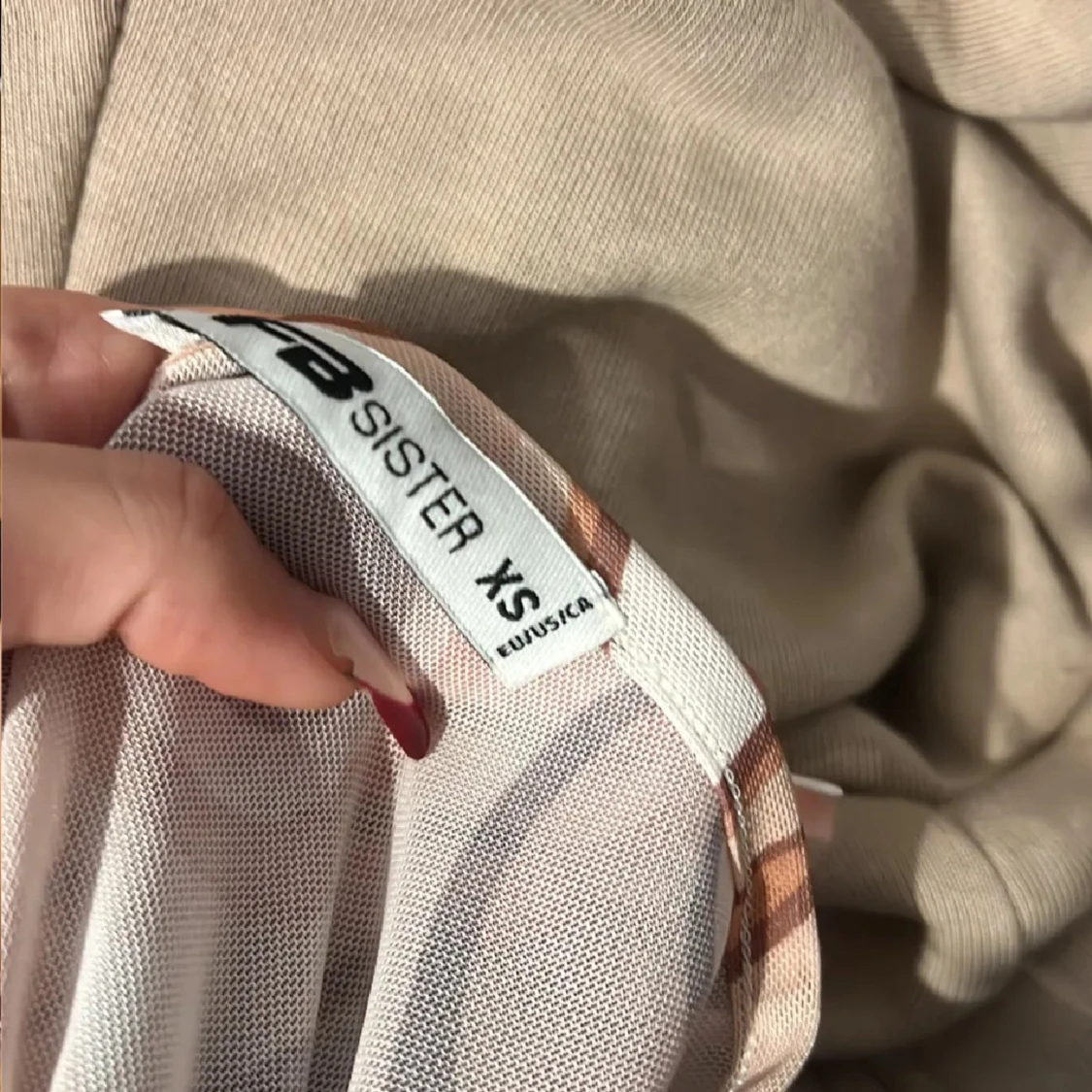 Croppad hjärtmönstrad topp från New Yorker  - 2