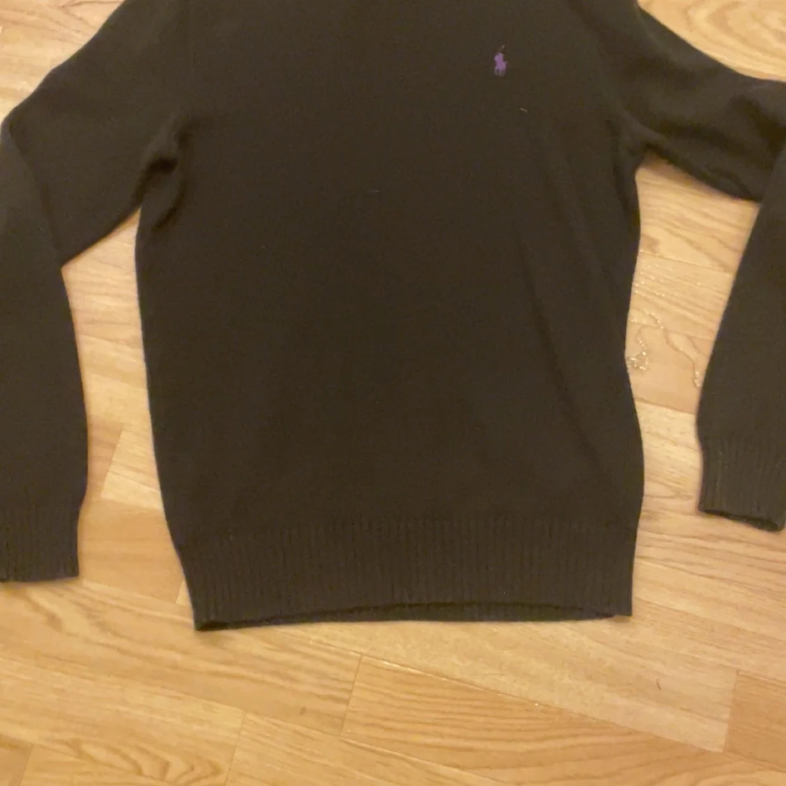 Svart stickad tröja från Polo Ralph Lauren