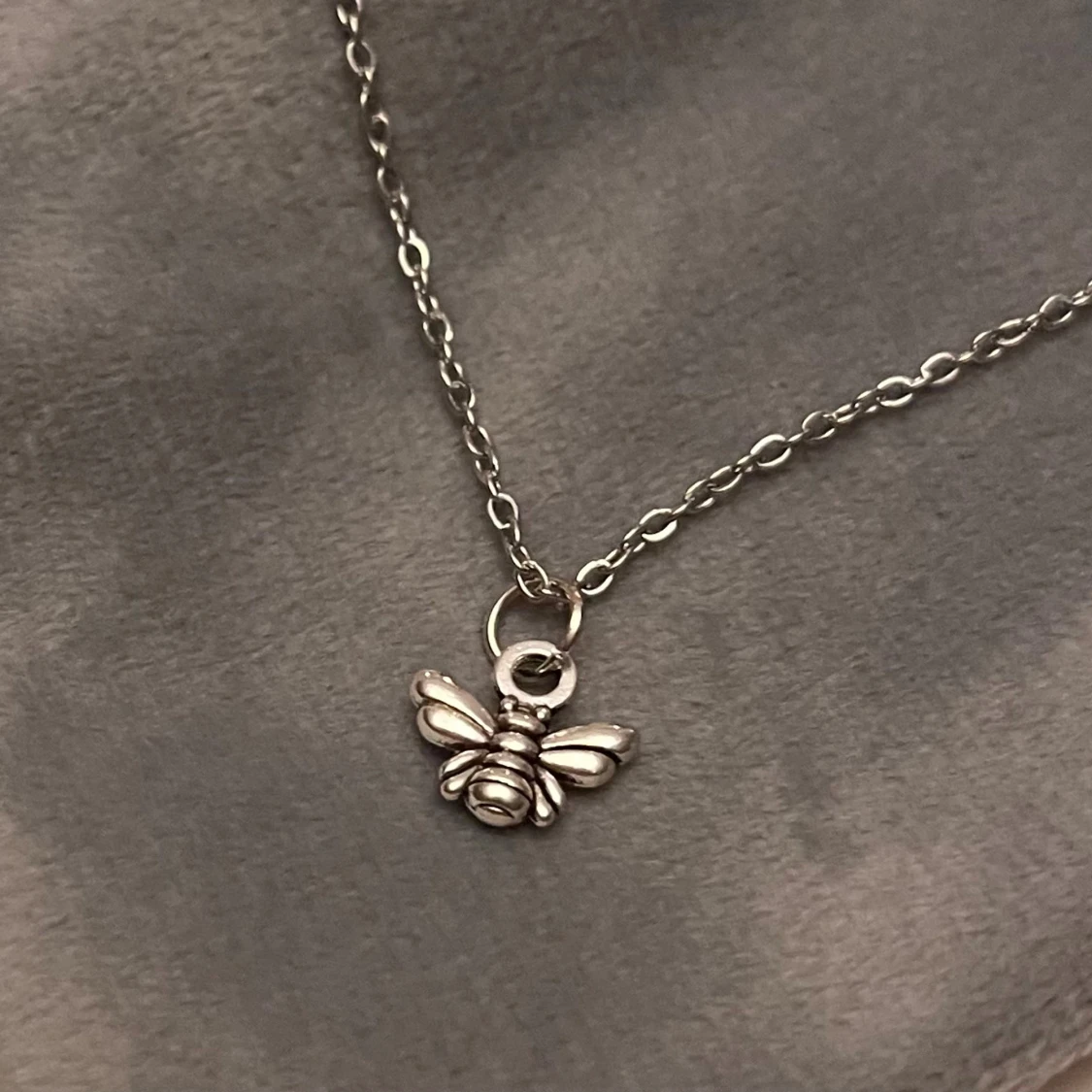 Choker Bi Halsband Silver Imitation  - 1