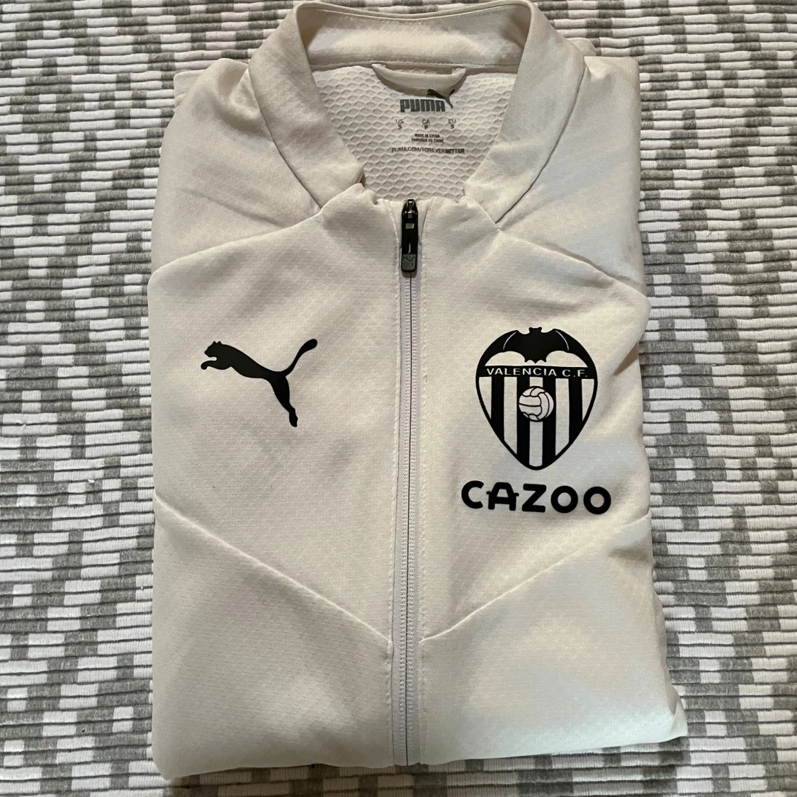 Vit Valencia C.F. ziptröja från Puma - 2