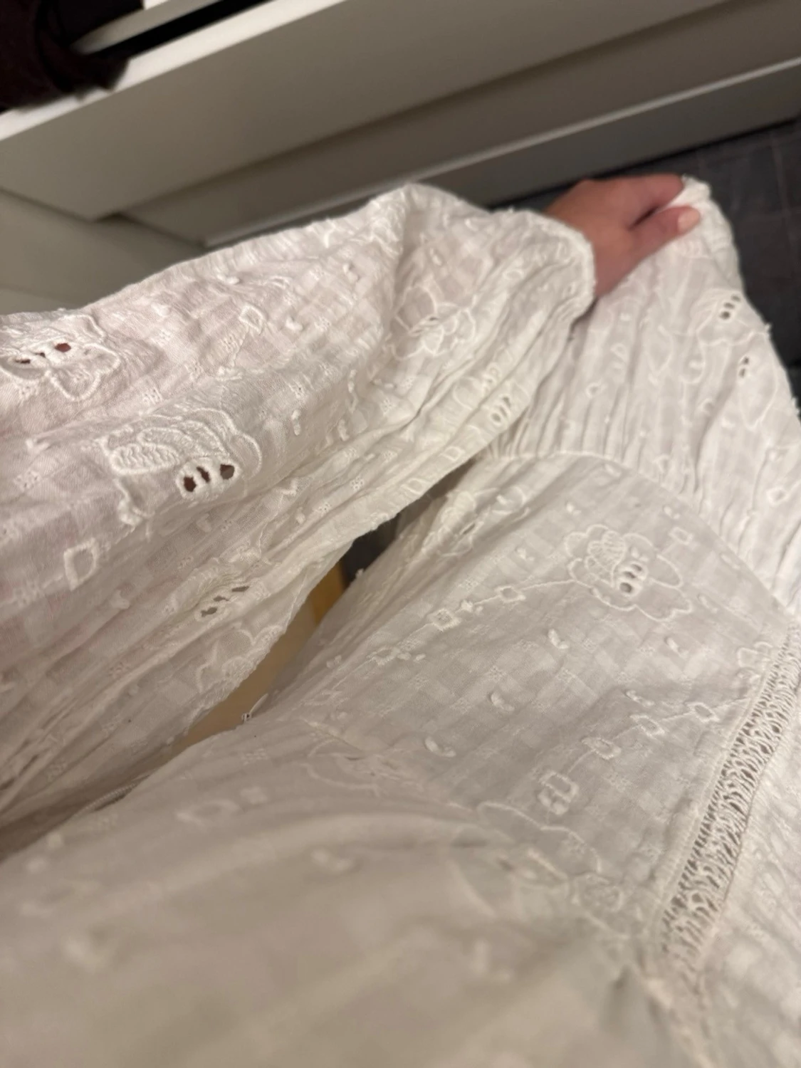 Vit student klänning  - 3