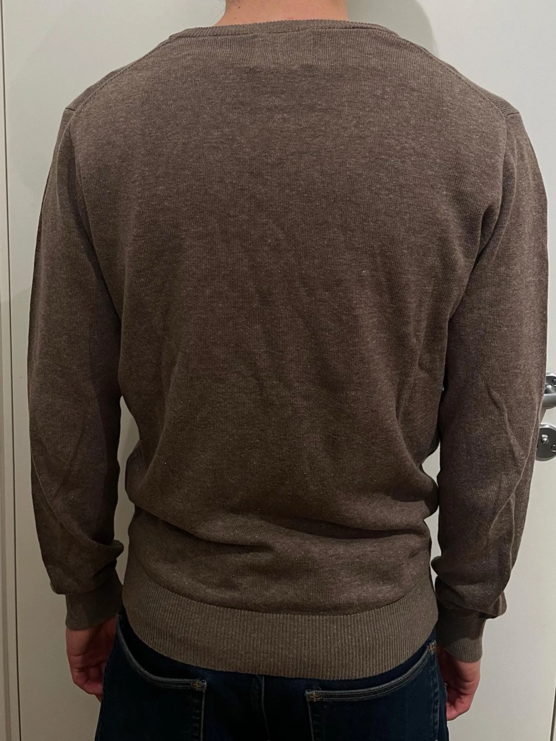 Brun stickad tröja från Springfield - 1