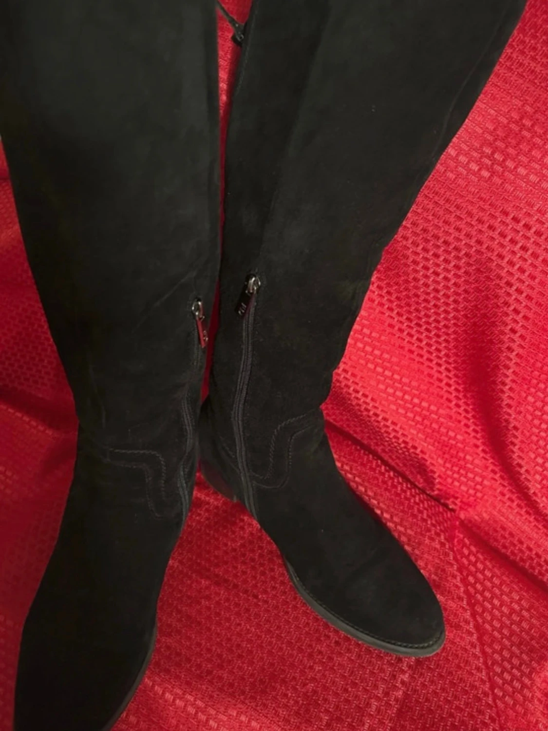 Svarta mockastövlar Francesco Donni st. 38-38,5  - 1