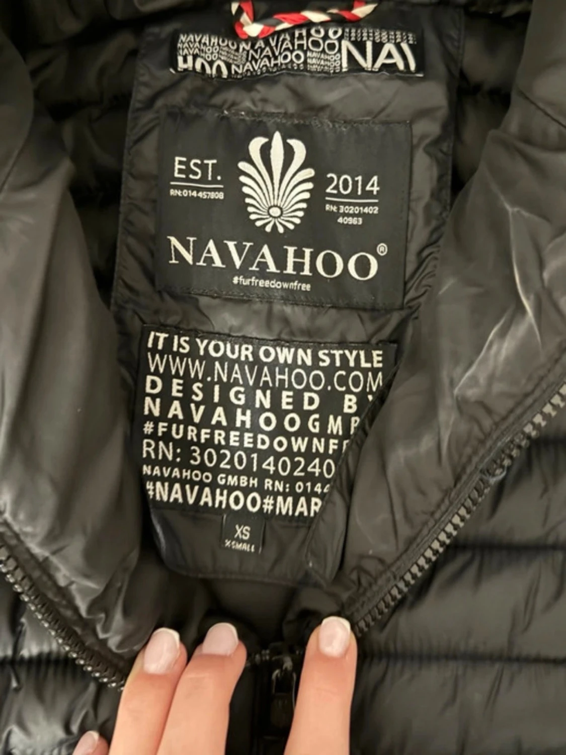 Svart vinterjacka  - 3