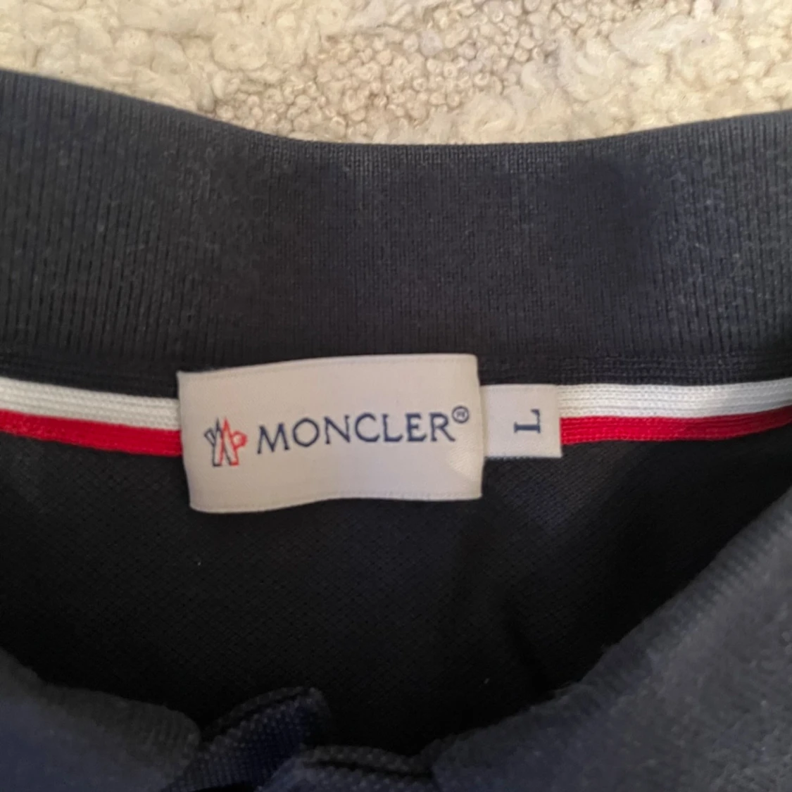 Svart Moncler piké topp - 2