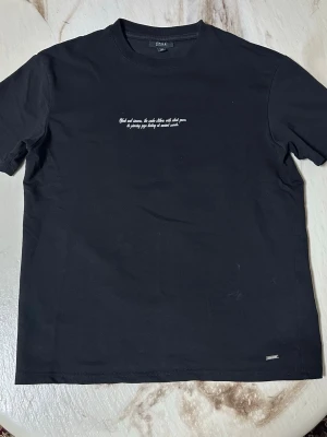 Svart t shirt - Säljer en fin T-shirt ifrån smog. Tröjan är knappt använd och har inga hål eller defekter och är så gott som ny. Den är även storlek S. Köper du så lovar jag att försöka frakta samma dag!