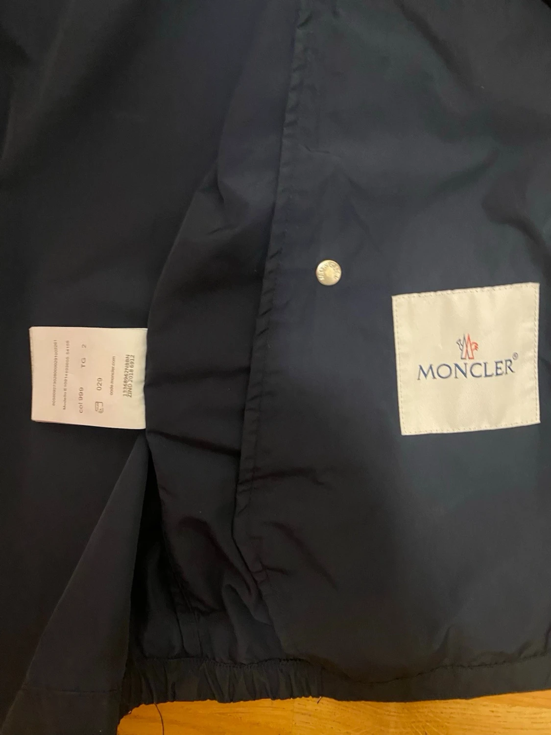 Moncler windbreaker navy blue - 2