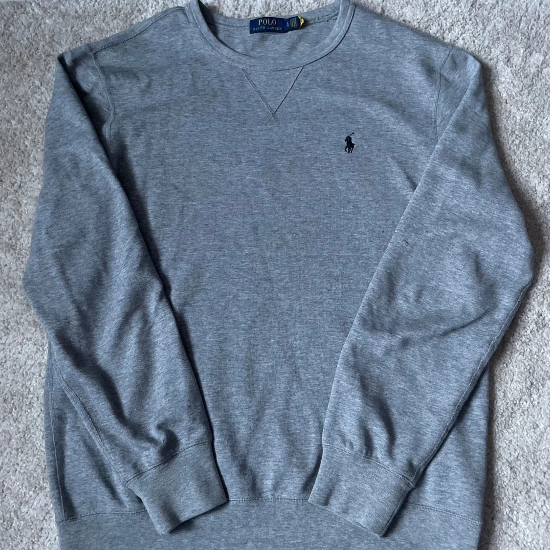 Grå Polo RL Sweatshirt 
