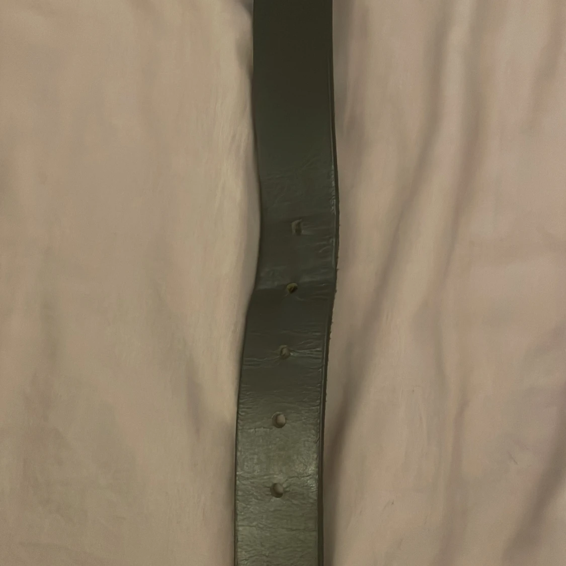 Svart klassiskt skärp i skinn - 1