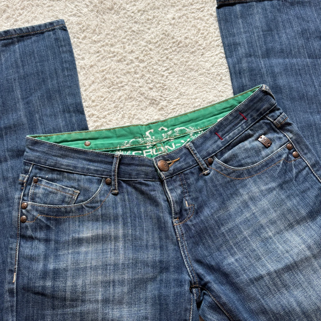 Lågmidjade jeans - 1