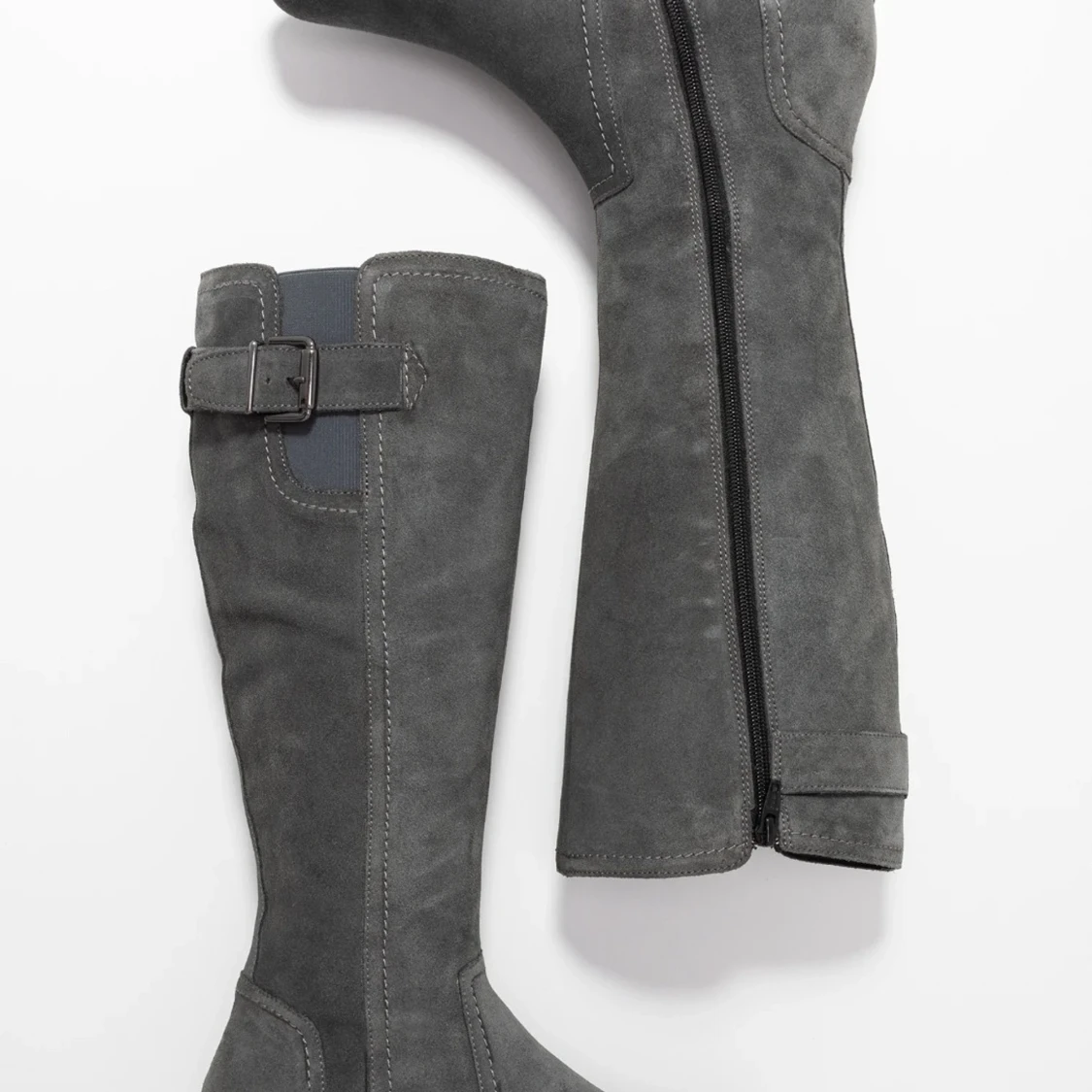 Grå mockastövlar från Anna Field - 1