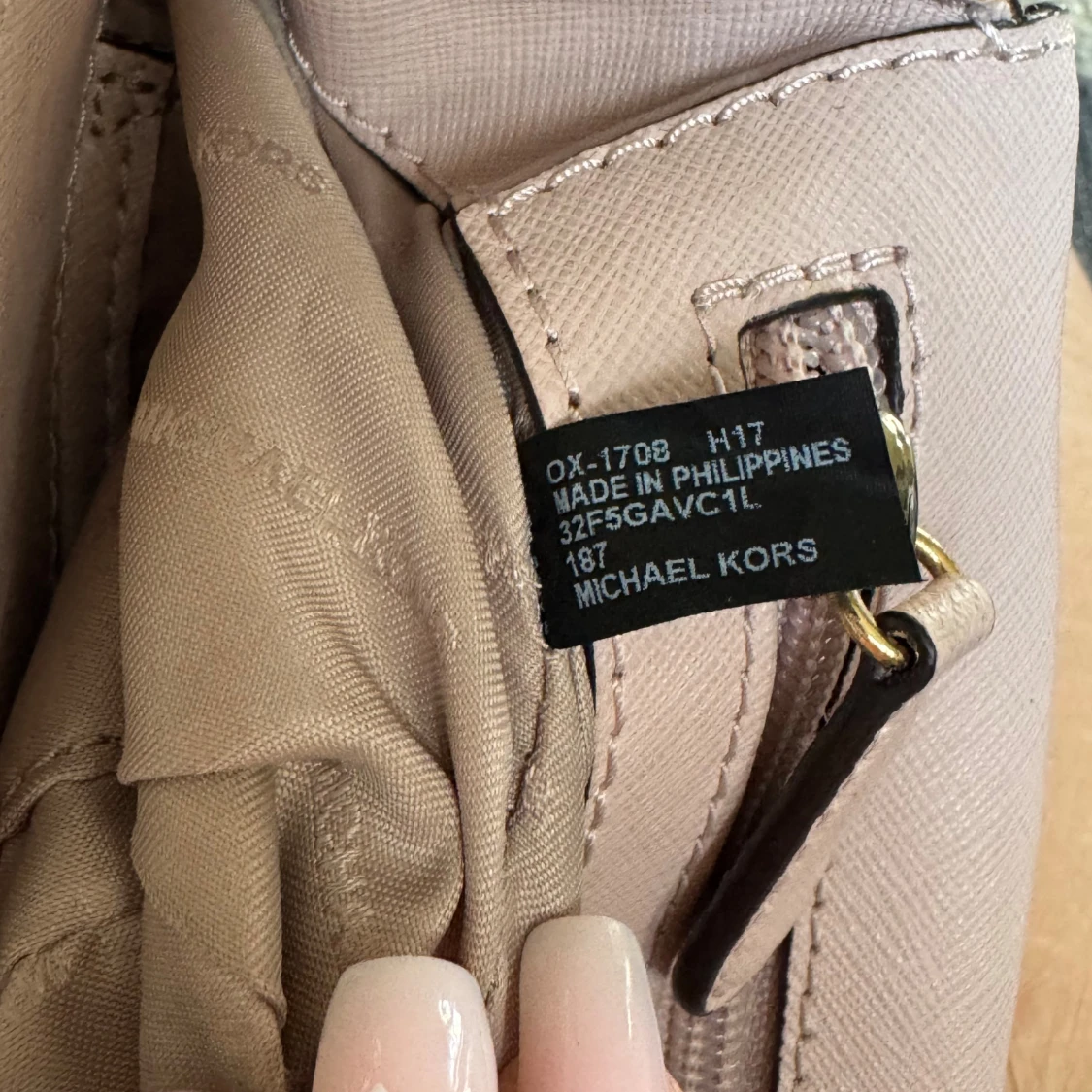 Ljusrosa Michael Kors handväska - 3